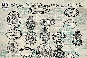 Vintage Post marks Spanish