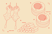 Korean Food Vector Illustrations, a Food Illustration by TheFoodAtlas (Thumbnail 2 of 22)