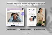30 Mental Health Static Ad Templates, a Social Media Template by DigiPax (Thumbnail 5 of 10)