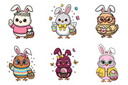 100 Kawaii Easter Chicks Transparent, an Object Graphic by XPERTDESIGNER (Thumbnail 5 of 18)