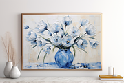 Oil Painting Print-Ethereal Tulips, a Decorative Illustration by NSTUDIO (Thumbnail 2 of 9)