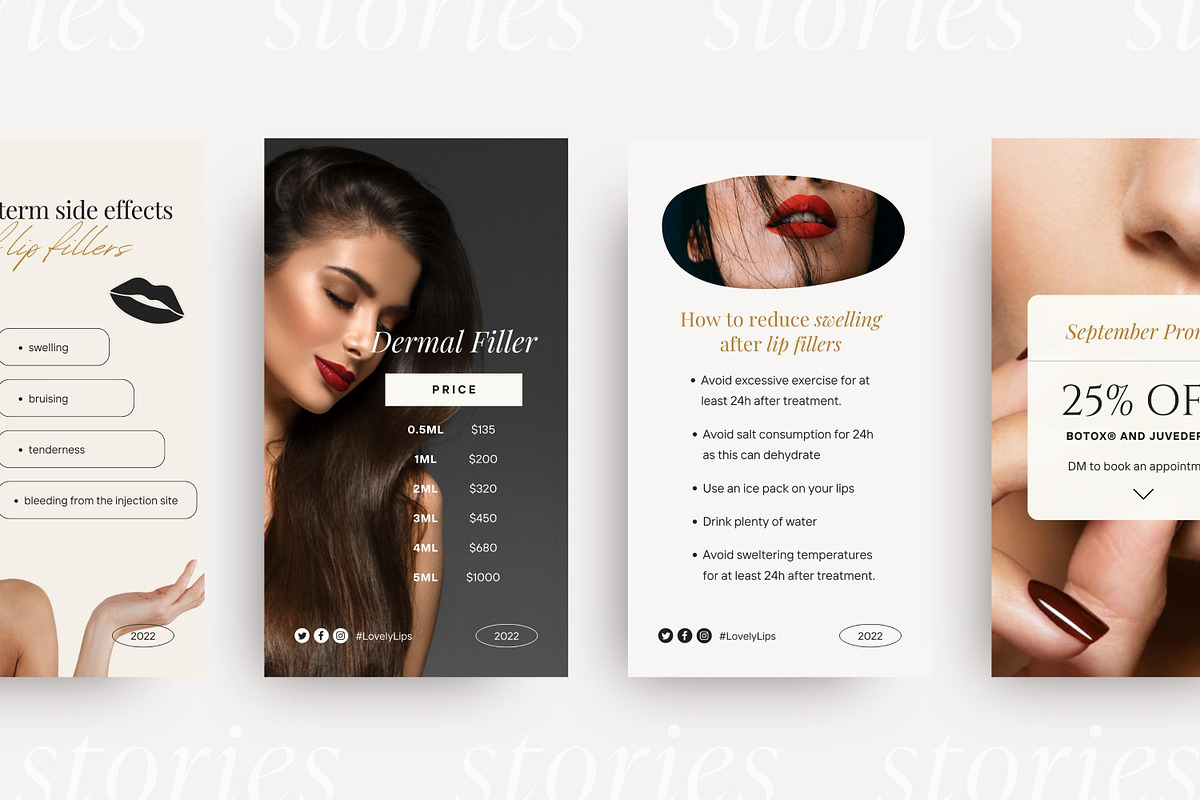 Nurse Injector Instagram BUNDLE, a Social Media Template by LiliesandBerries (Photo 13 of 21)