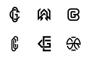 Monogram Logo Collection, a Branding & Logo Template by Buqancreative (Thumbnail 3 of 5)