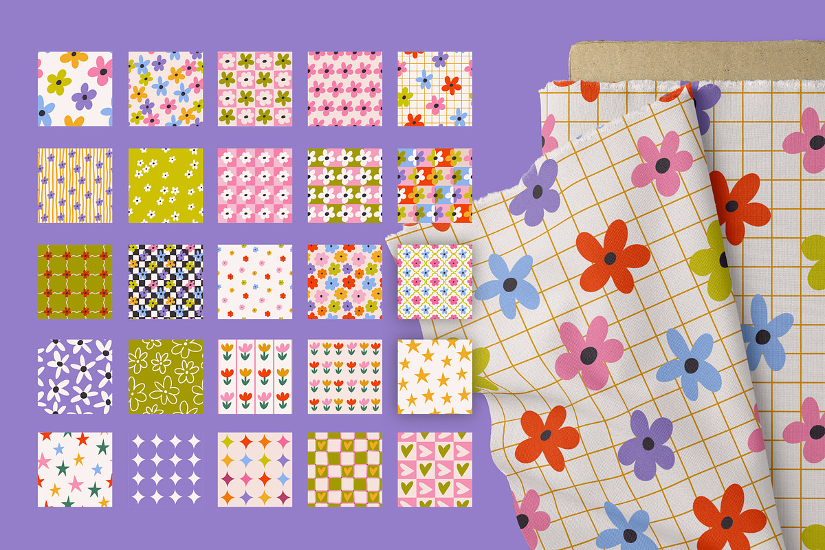 Sweet Love Seamless Patterns, a Pattern Graphic by AnnArt (Photo 4 of 10)