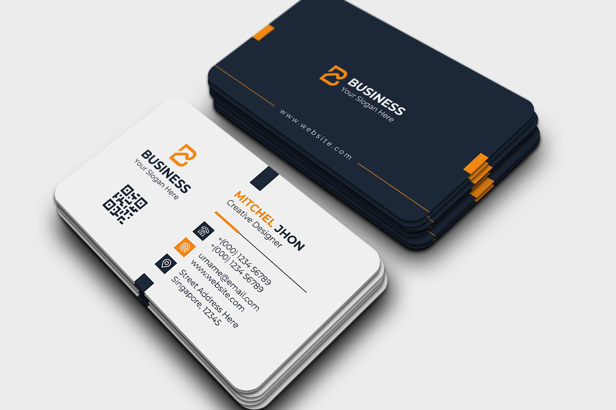 Creative And Corporate Business Card, a Business Card Template by GFXCity (Photo 3 of 3)
