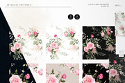 Flowers & Greenery, floral cliparts, a Texture Illustration by ollalya (Thumbnail 8 of 16)