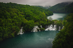 Lakes and waterfalls in the forest, a Nature Photo by Alpine Dreams