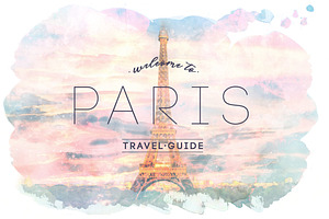 Watercolor Paris Design