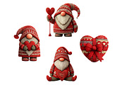 Valentine's Gnome Sublimation Clipar, an Illustration by Dream Creation (Thumbnail 5 of 6)