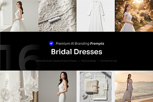 Bridal Dresses AI Prompt, a Beauty & Fashion Photo by cidcud_graphic