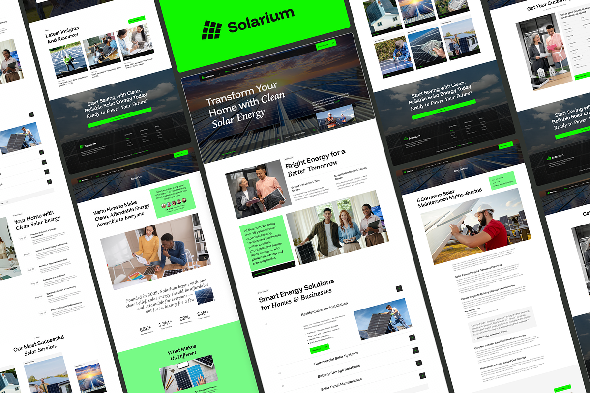 Solarium - Solar installation template preview 5