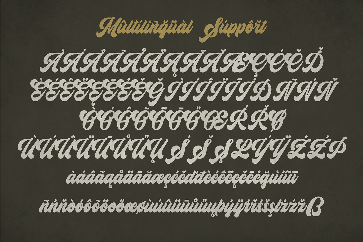 Balione Retro Font, a Script Font by Naufal Labs (Photo 13 of 15)
