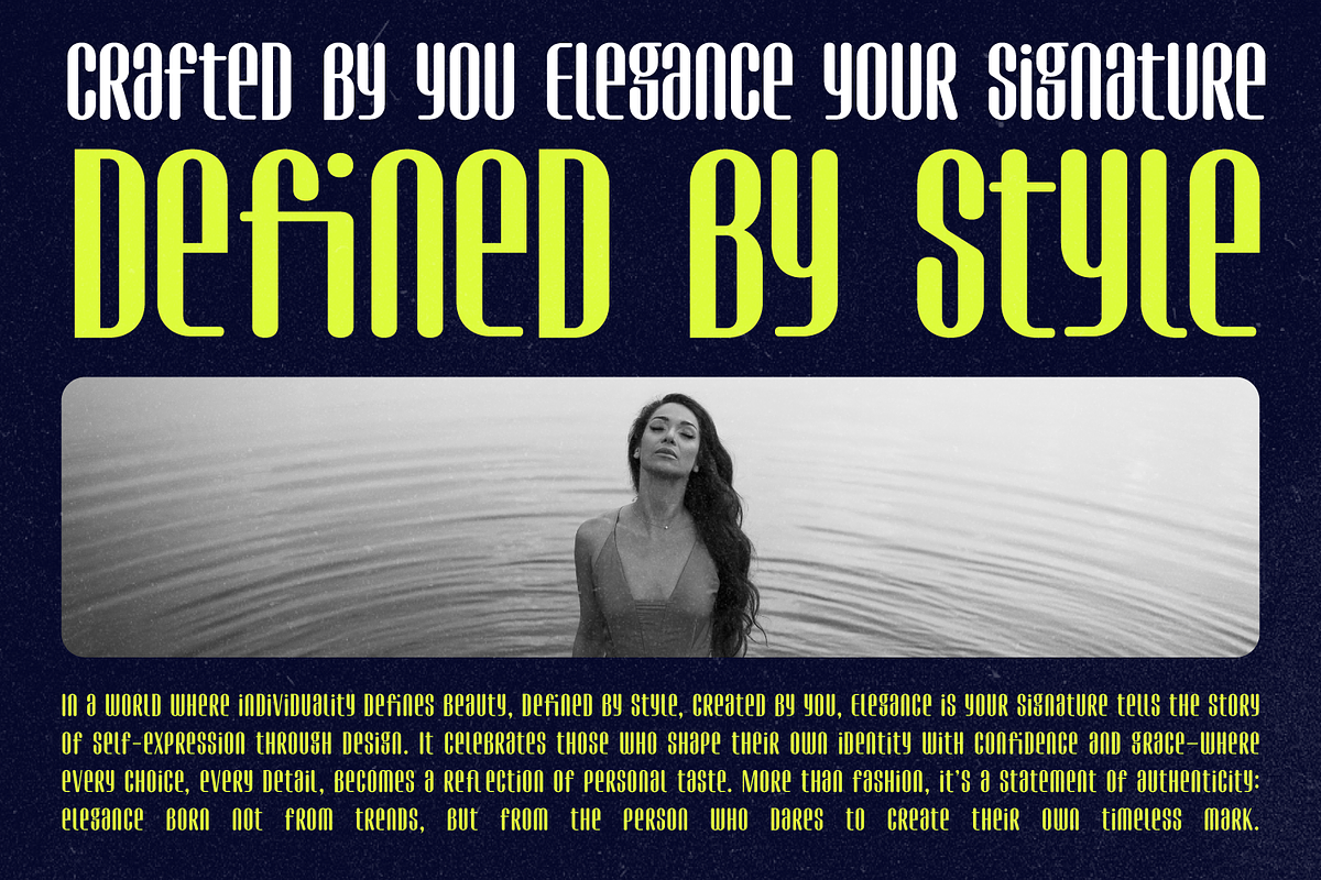 Olinkage – Modern Condensed Display, a Sans Serif Font by Haps Space (Photo 8 of 16)