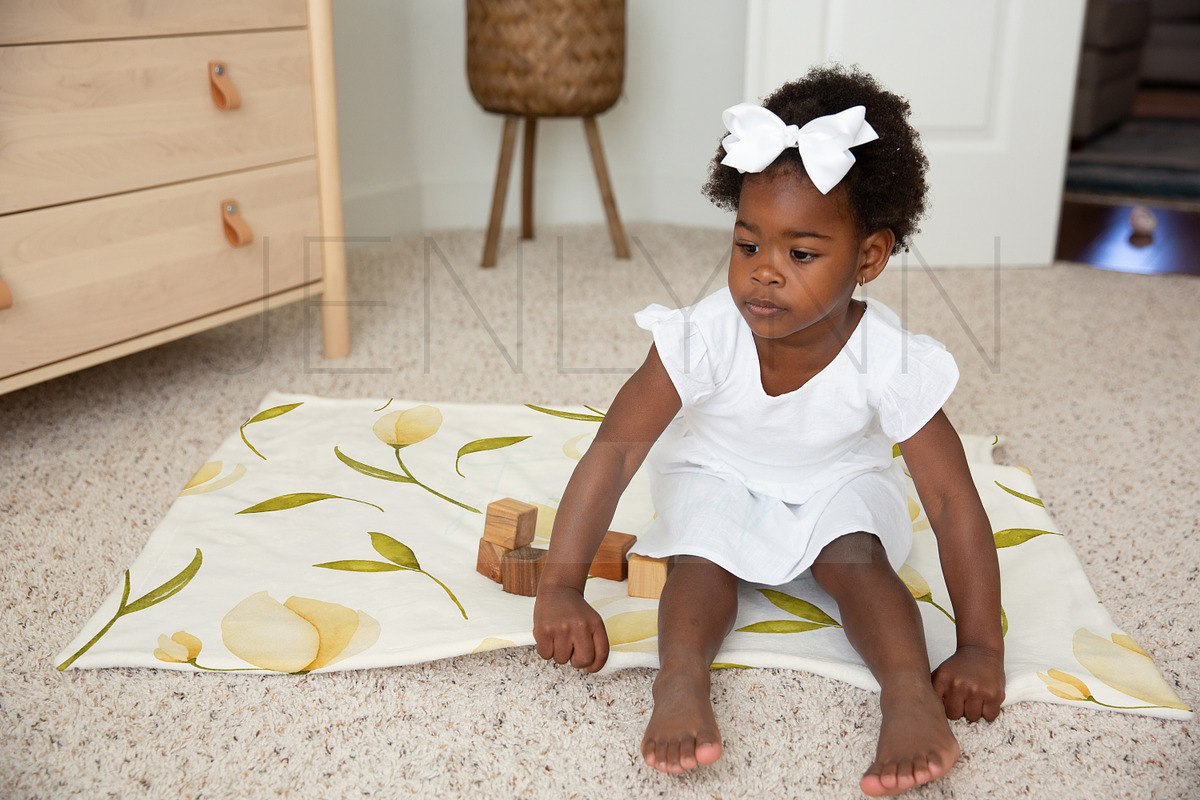 Custom Minky Blanket Mockup #RM05, a Product Mockup by JENLYNN Stock Shop (Photo 2 of 6)