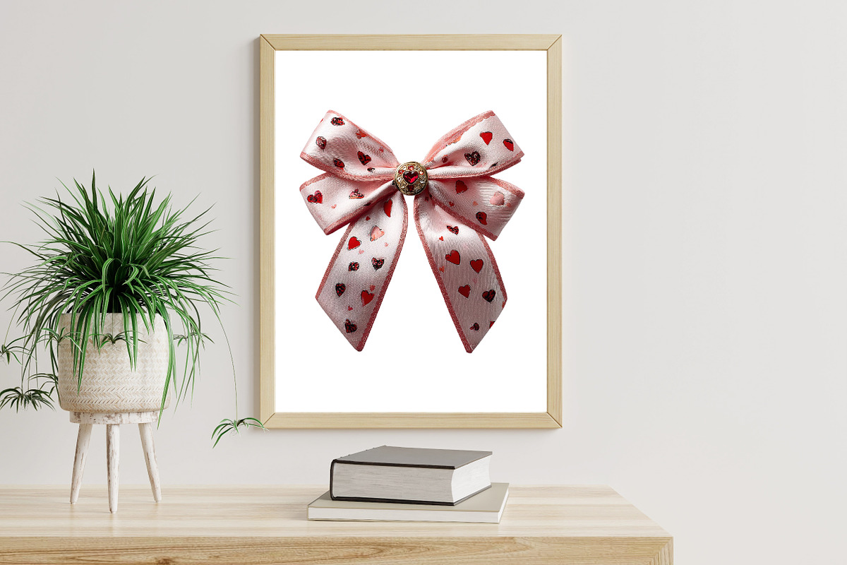 Coquette Valentine Bow Clipart Bundl, an Illustration by Designworld (Photo 8 of 8)