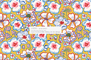 Mediterranean Bold Flower Pattern, a Pattern Graphic by likorbut (Thumbnail 3 of 13)