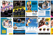 50-Fitness Flyers Bundle Template, a Flyer Template by AfzaalGraphics (Thumbnail 4 of 6)