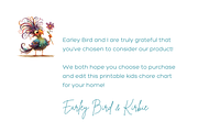 Kids Chore Chart, Canva Editable, a Stationery Template by Earley Bird Design Studio (Thumbnail 6 of 6)