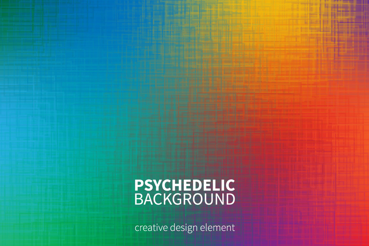 2 psychedelic backgrounds+bonus, a Background Graphic by mnke art studio (Photo 1 of 3)