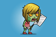 Meat Clever Zombie Wife, an Illustration by tokegameart (Thumbnail 1 of 4)