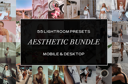 55 Aesthetic Presets Bundle