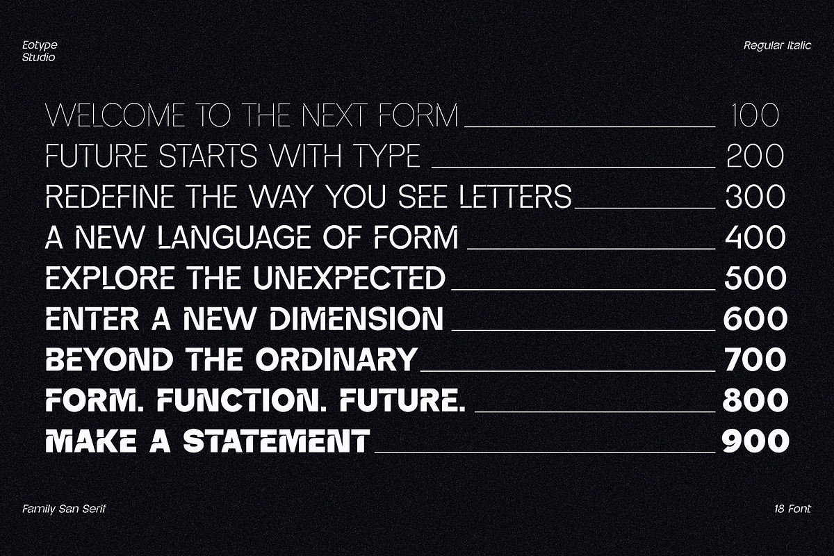 Jettic — Modern Sans Serif, a Sans Serif Font by Eotype Studio (Photo 5 of 12)