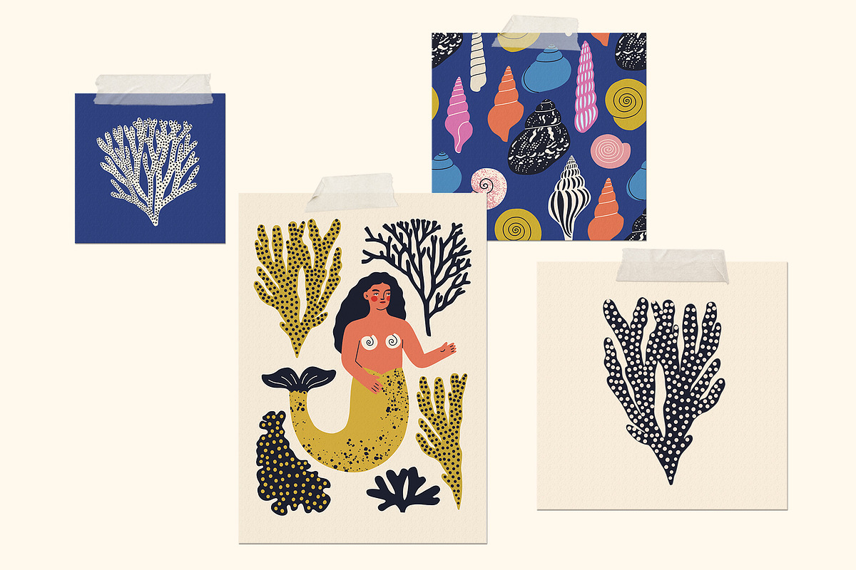 UNDERSEA Graphics Collection, a Pattern Graphic by Katerina Osa (Photo 3 of 12)