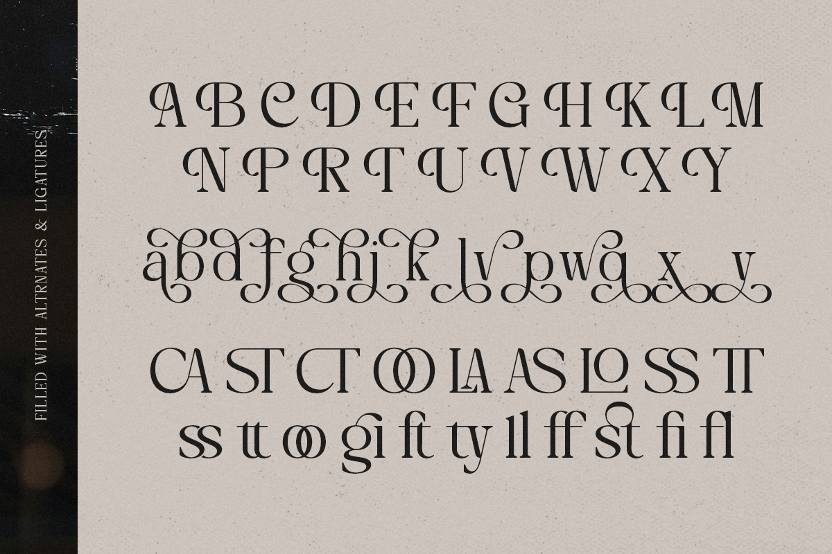 Rachels Bendaty - Retro Serif, a Font by Shakira Studio (Photo 9 of 10)