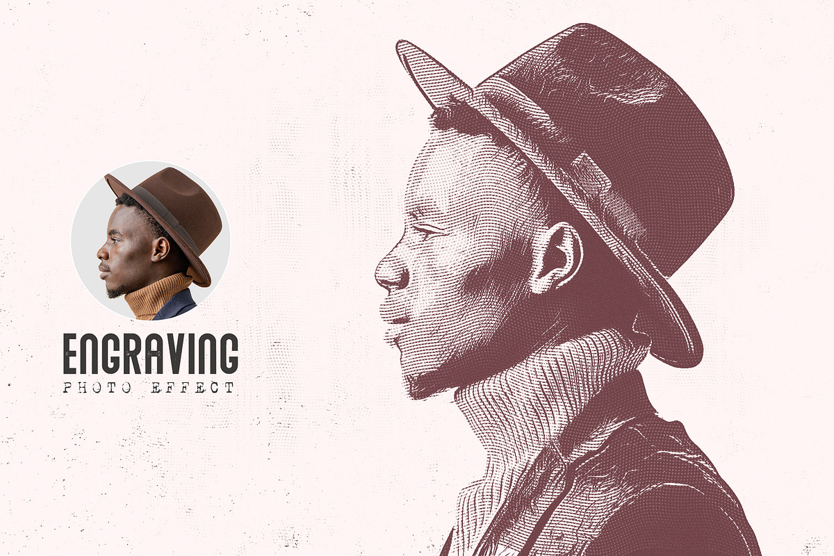 Engraving Art Photoshop Effects, a Brushes & More by INTENTFX (Photo 1 of 27)