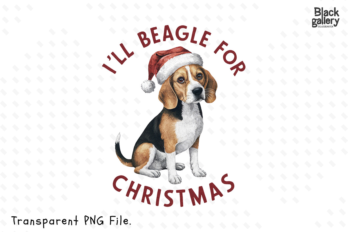 Watercolor Christmas Dog Puns Bundle, a Graphic by Clipart Bloom (Photo 4 of 25)