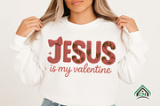 Crochet Jesus is My Valentine Png, an Illustration by Craft Nest (Thumbnail 4 of 7)