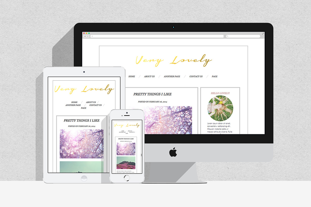 Very Lovely Wordpress Blog Theme, a WordPress Template by Pounce Design (Photo 2 of 2)
