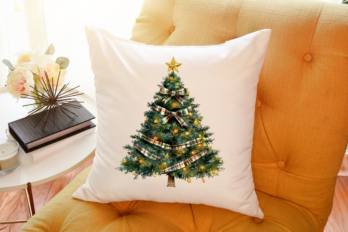 Red & Green Plaid Christmas Clipart, an Illustration by Sublimation Artist (Photo 6 of 6)