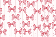 Lottie's Lace Pink Bows Set of 6, a Pattern Graphic by Amy Lynn Grover (Thumbnail 6 of 6)
