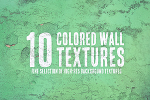 10 Colored Wall Textures