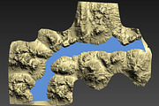 Mountain terrain with lake, an Environmental 3D Model by konstantin.ermolaev (Thumbnail 9 of 11)