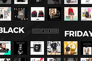Black Friday Social Banner, a Social Media Template by eunavia (Thumbnail 1 of 5)
