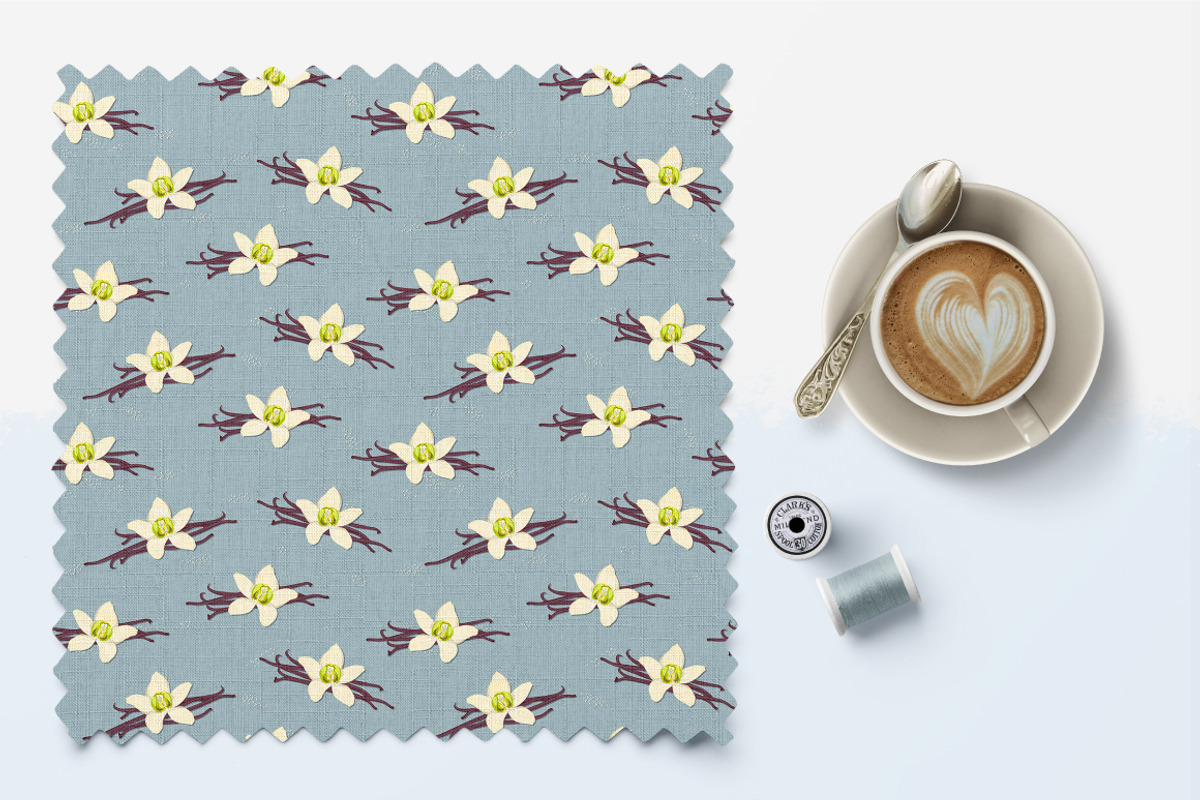 Vanilla beans - Set of patterns, a Pattern Graphic by Yummy (Photo 4 of 8)