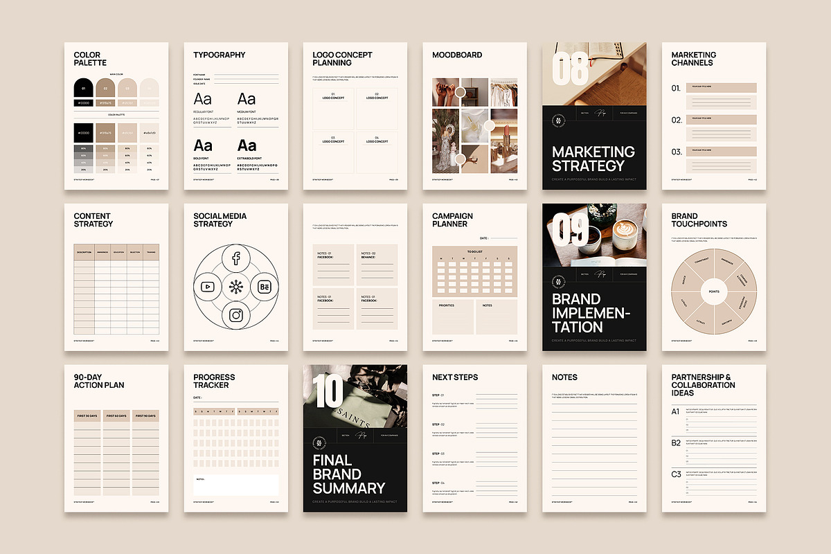 Brand Strategy Workbook Template, a Magazine Template by Studio Monova (Photo 19 of 20)