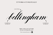 Bedlingham, a Script Font by Teweka (Thumbnail 5 of 12)