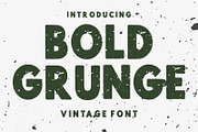 Bold Grunge Vintage Font, a Serif Font by Fourteen Letter (Thumbnail 1 of 6)