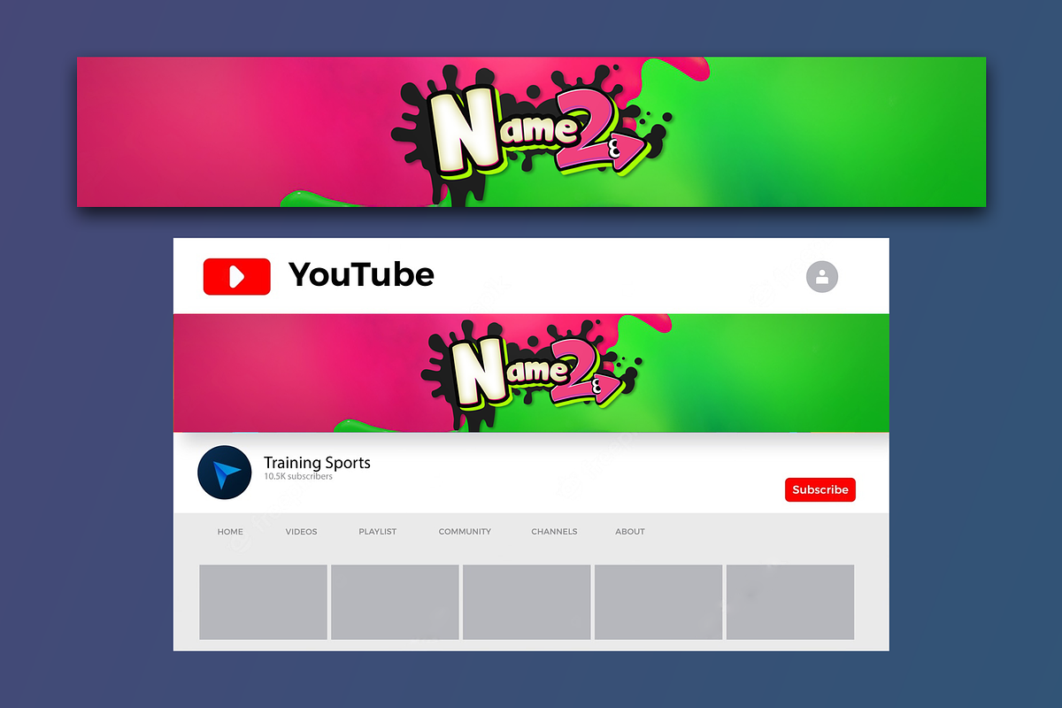 YouTube Gaming Banners Set 2, a Social Media Template by Lordsse (Photo 2 of 5)