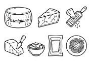 400 Pizza Shop Outline Icons, an Outline Icon by adenpinkstore (Thumbnail 2 of 8)