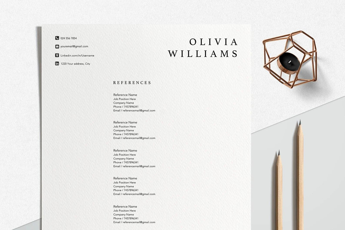 Executive Resume Template Word, a Resume Template by LucaTheme (Photo 4 of 10)