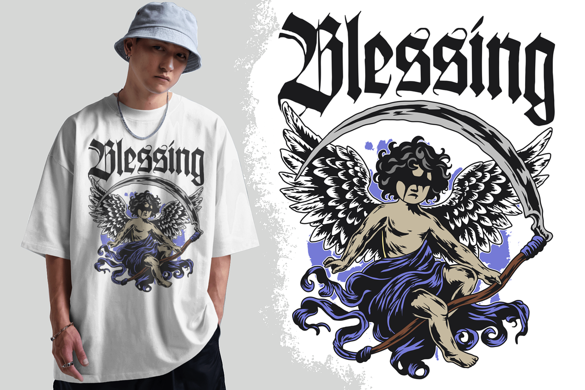 Streetwear T-Shirt Design Bundle v1, an Object Graphic by Pries Studio (Photo 3 of 6)