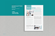 Newsletter, a Brochure Template by ThemeDevisers (Thumbnail 1 of 5)
