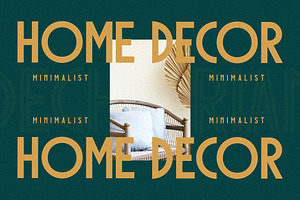 Dechorian New Art Deco Font