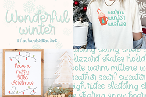 Holiday Handwritten Font Bundle