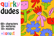 Psychedelic 80s pop art flowers, an Illustration by okchizh (Thumbnail 1 of 9)