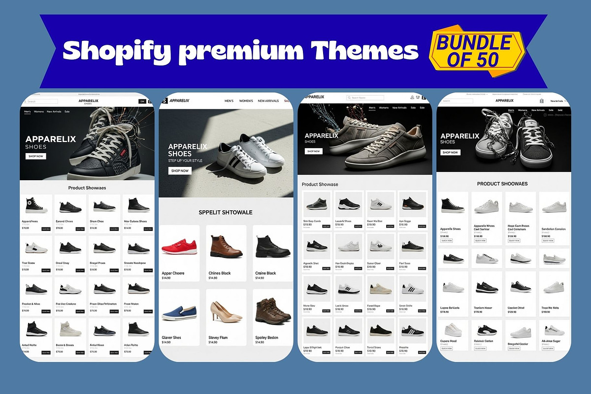 50 Modern E‑Commerce SHOPIFY THEMES, a Shopify Template by Aban's World (Photo 17 of 60)